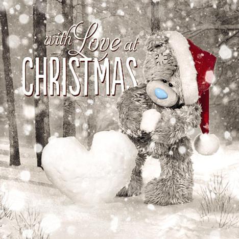 3D Holographic With Love at Christmas Me to You Bear Card £2.99